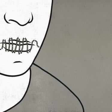 Illustration of string sealing person’s lips.