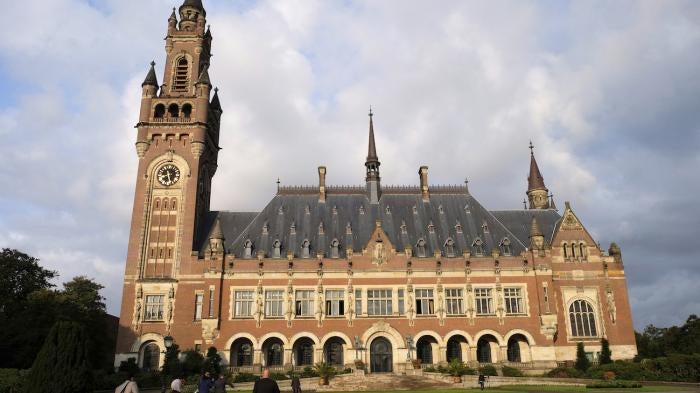 The International Court of Justice in The Hague, Netherlands, August 27, 2018.