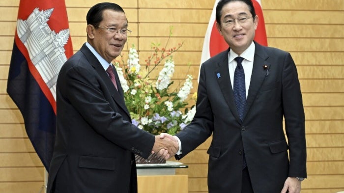 Two men shaking hands