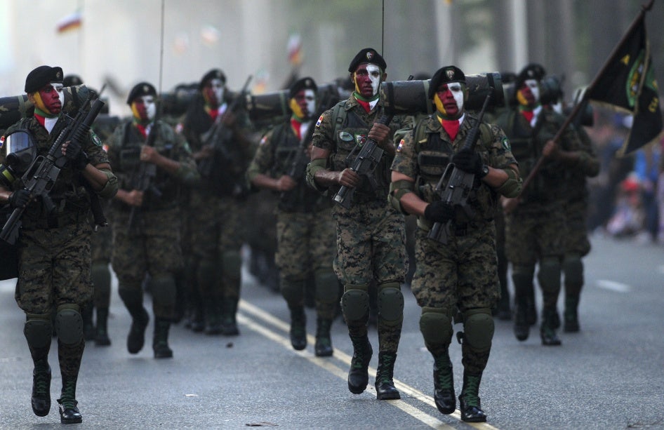 Officers of the Dominican Republic's armed forces take part in a parade to celebrate the country's independence in Santo Domingo on February 27, 2012.